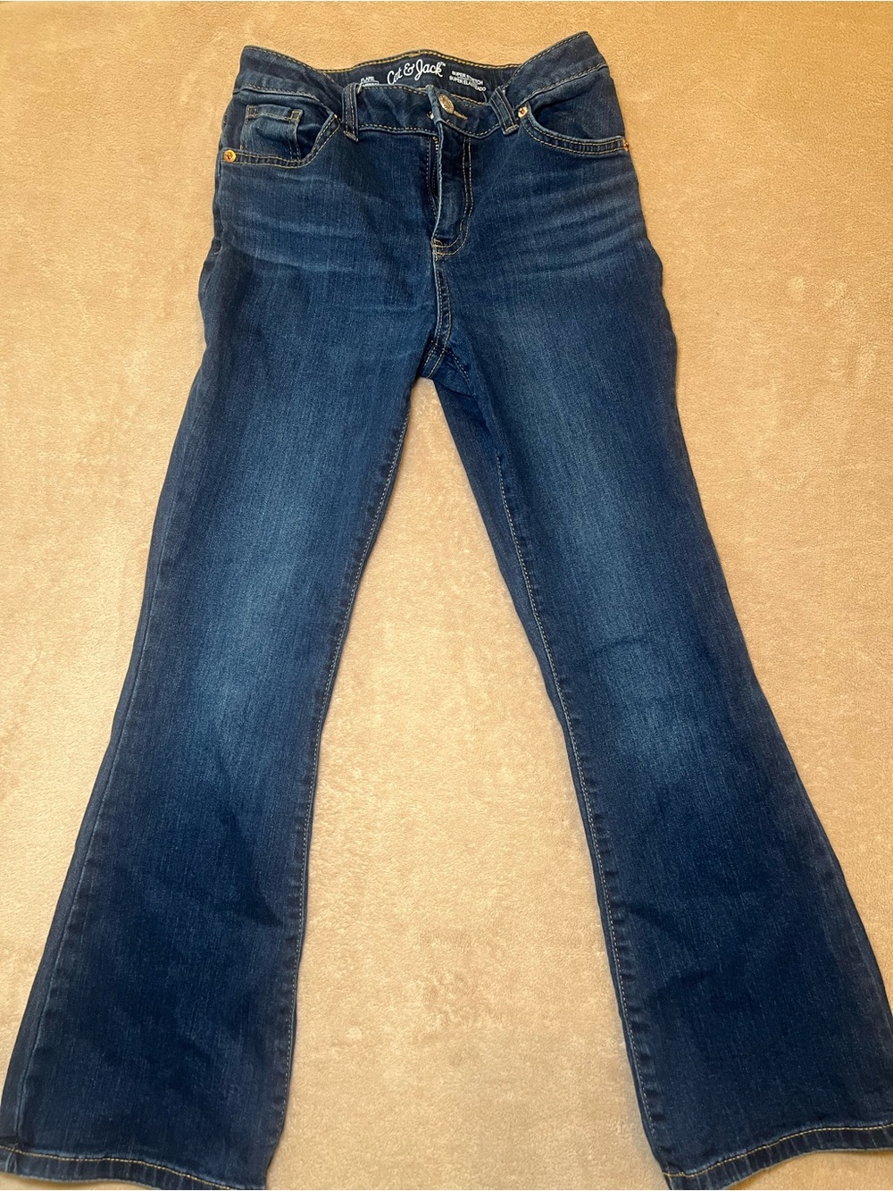 Cat & Jack Dark Blue Bootcut Kids Jeans